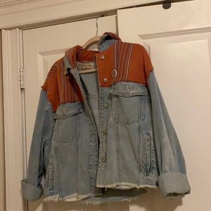 Light wash denim jacket